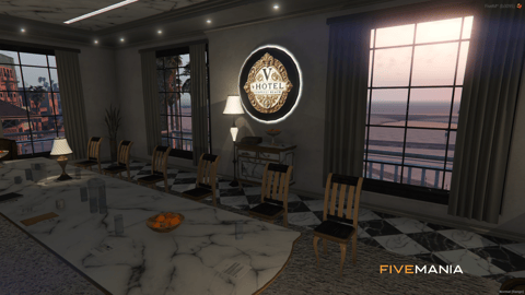 FIVEM V Hotel | Luxury Hotel MLO | Interior & Exterior | Multiple Rooms | Conference Room | Pool Table | Add-On | Optimized | Fivem Ready | High Quality — image 35