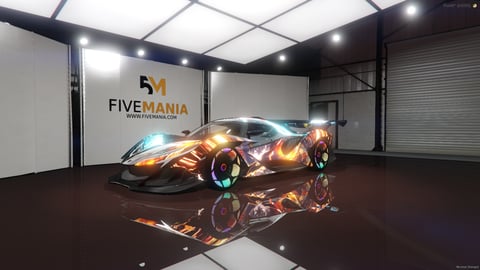 FIVEM Ie2 | Futuristic Hypercar [Unbadged] Add-On | Custom Liveries | Animated Lights | High Performance | Add-On | Optimized | Fivem Ready | High Quality — image 3
