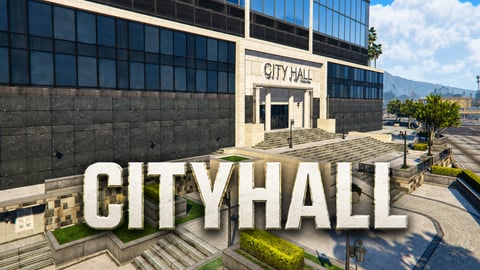 FIVEM Cityhall | Government Building MLO | Interior & Exterior | Multiple Offices | Add-On | Optimized | Fivem Ready | High Quality cover