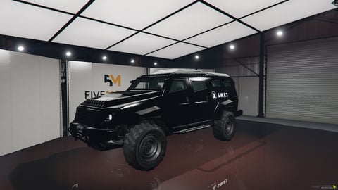 FIVEM Swat Insurgent | Armored Police Vehicle Add-On | Working Lights | Custom Livery | Add-On | Optimized | Fivem Ready | High Quality — image 3