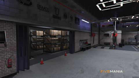 FIVEM Los Santos Customs | Expanded Mechanic Shop MLO | Interior & Exterior | Waiting Area | Storage Room | Add-On | Optimized | Fivem Ready | High Quality — image 12