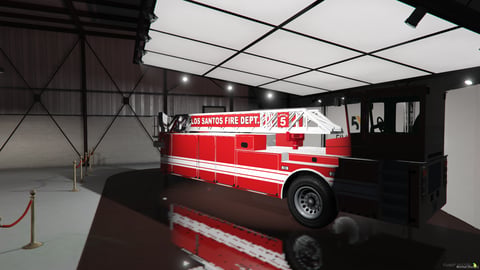 FIVEM American Ladder Fire Truck | Lore Friendly Emergency Vehicle | Working Ladder | Emergency Lights & Sirens | Add-On | Optimized | Fivem Ready | High Quality, image 8