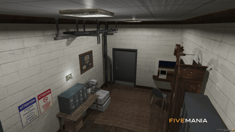 FIVEM Davis Pd V2 | Detailed Police Department MLO | Interior & Exterior | Multiple Rooms | Add-On | Optimized | Fivem Ready | High Quality — image 25