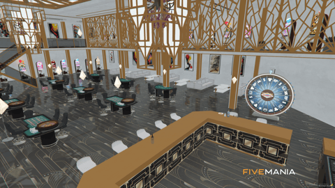 FIVEM Atlantis Casino | Grand Casino Interior & Exterior | Casino Games | Parking Garage | Office Space | Add-On | Optimized | Fivem Ready | High Quality — image 15
