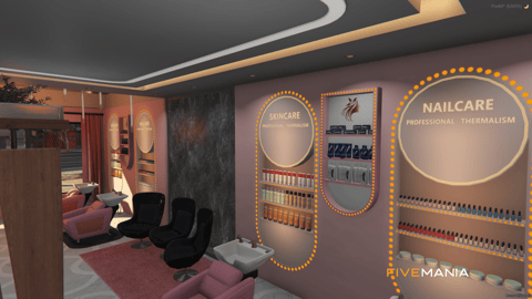 FIVEM Nail Shop | Modern Nail & Hair Salon MLO | Interior & Exterior | Spa Services | Hair Styling Stations | Add-On | Optimized | Fivem Ready | High Quality — image 5