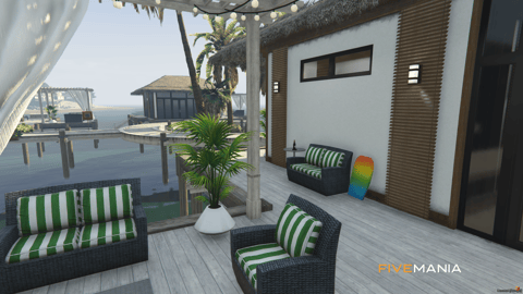 FIVEM Oasis Resort | Luxury Island Resort MLO | Overwater Bungalows | Beach Bar | Interior & Exterior | Add-On | Optimized | Fivem Ready | High Quality — image 16
