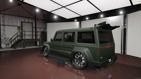 FIVEM Dub1 | Custom Tuned SUV [Unbadged] Add-On | Custom Rims | Wide Body Kit | Spoiler | Working Lights | Optimized | Fivem Ready | High Quality, image 8