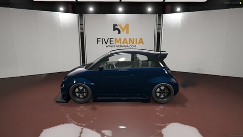 FIVEM Bri1 | Custom Compact Car [Unbadged] Add-On | Custom Body Kit | Spoiler | Interior & Exterior | Add-On | Optimized | Fivem Ready | High Quality, image 7
