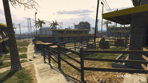 FIVEM Vagos Hood | Custom Gang Territory MLO | Boxing Ring | Custom Murals | Outdoor Area | Add-On | Optimized | Fivem Ready | High Quality — image 12