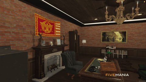 FIVEM The Italian Manor | Luxury Italian Estate MLO | Interior & Exterior | Bar & Office | Detailed Rooms | Add-On | Optimized | Fivem Ready | High Quality — image 20