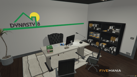 FIVEM Dynasty | Modern Office MLO | Interior & Exterior | Reception Area | Private Offices | Add-On | Optimized | Fivem Ready | High Quality — image 11