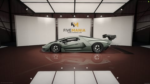 FIVEM Eza | Realistic Sports Car [Unbadged] Add-On | Custom Spoiler | Performance Wheels | Add-On | Optimized | Fivem Ready | High Quality — image 7