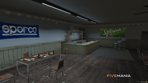FIVEM Los Santos Customs Mechanic Airport Section | Expanded Mechanic Shop MLO | Interior & Exterior | Lounge Area | Underground Parking | Add-On | Optimized | Fivem Ready | High Quality — image 18
