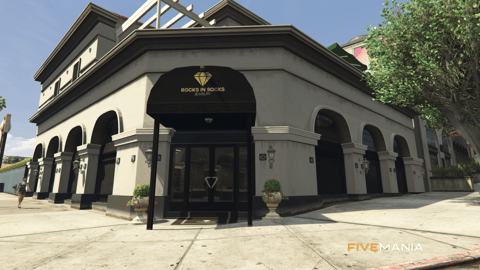 FIVEM Rocks In Socks Jewlery Store | Luxury Jewelry Store MLO | Interior & Exterior | Custom Props | Detailed Design | Add-On | Optimized | Fivem Ready | High Quality — image 2