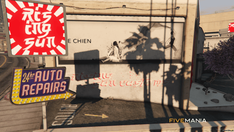 FIVEM Risingsun Mechanic Shop | Custom Mechanic Shop MLO | Interior & Exterior | Repair Bays | Add-On | Optimized | Fivem Ready | High Quality — image 4