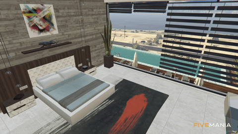 FIVEM Desert Mansion | Luxury Modern Estate | Interior & Exterior | Rooftop Patio | Outdoor Bar | Add-On | Optimized | Fivem Ready | High Quality — image 24