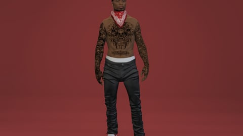 Rhodeey | Male Ped | Multiple Outfits | Optimized & Fivem Ready [Add-On] — image 6