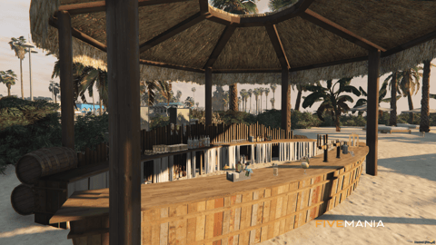 FIVEM Vespucci Beach Club | Luxury Beachfront MLO | Pools & Bars | DJ Booth | Seating Areas | Exterior Map | Add-On | Optimized | Fivem Ready | High Quality — image 5