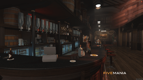 FIVEM The Last Night Bar | Classic Pub MLO | Interior & Exterior | Custom Props | Detailed Bar | Add-On | Optimized | Fivem Ready | High Quality — image 2