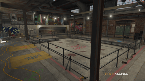 FIVEM Secret Fight Club | Underground Fight Club MLO | Interior & Exterior | Boxing Ring | Bar Area | Office Space | Add-On | Optimized | Fivem Ready | High Quality — image 11
