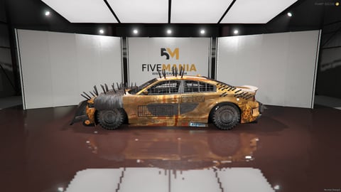 FIVEM Knight | Armored Battle Car [Unbadged] Add-On | Spiked Armor | Rusty Texture | Off-Road Wheels | Add-On | Optimized | Fivem Ready | High Quality, image 8