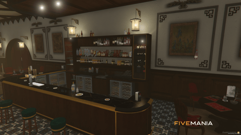 FIVEM Triad Headquarters | Criminal Organization MLO | Interior & Exterior | Casino Games | Meeting Room | Jail Cells | Bar Area | Add-On | Optimized | Fivem Ready | High Quality — image 7