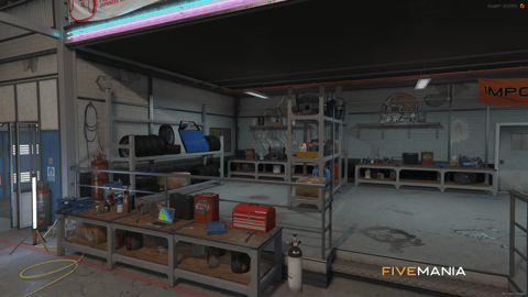 FIVEM Los Santos Customs | Detailed Auto Repair MLO | Interior & Exterior | Custom Props | Tuning Bays | Lounge Area | Add-On | Optimized | Fivem Ready | High Quality — image 6