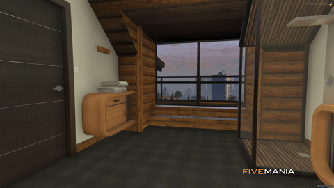 FIVEM Vinewood Hill House | Luxury Hillside MLO | Interior & Exterior | Swimming Pool | Custom Props | Add-On | Optimized | Fivem Ready | High Quality — image 15