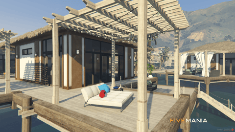FIVEM Oasis Resort | Luxury Island Resort MLO | Overwater Bungalows | Beach Bar | Interior & Exterior | Add-On | Optimized | Fivem Ready | High Quality — image 20