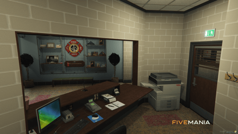 FIVEM Blaine County Fire Station | Detailed Fire Station MLO | Interior & Exterior | Offices & Garage Bays | Lore Friendly | Add-On | Optimized | Fivem Ready | High Quality — image 11