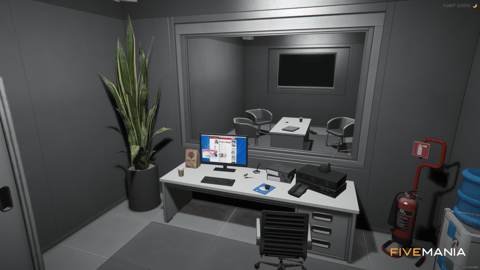FIVEM La Puerta Lspd | Lore-Friendly Police Station MLO | Interior & Exterior | Shooting Range | Detention Cells | Conference Room | Add-On | Optimized | Fivem Ready | High Quality — image 35