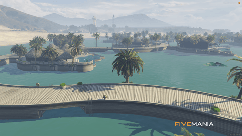 FIVEM Bungalow Village | Tropical Island Village MLO | Multiple Bungalows | Private Pools | Interior & Exterior | Add-On | Optimized | Fivem Ready | High Quality — image 10