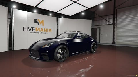 FIVEM Nissan 370Z | Realistic Sports Car [Unbadged] Add-On | Working Emergency Lights | Optimized | Fivem Ready | High Quality, image 3