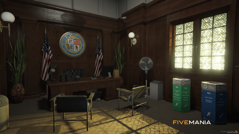 FIVEM City Hall Downtown | Grand Government MLO | Interior & Exterior | Add-On | Optimized | Fivem Ready | High Quality — image 22