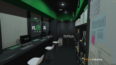 FIVEM Fleeca | Lore-Friendly Bank MLO | Interior & Exterior | Add-On | Optimized | Fivem Ready | High Quality — image 8