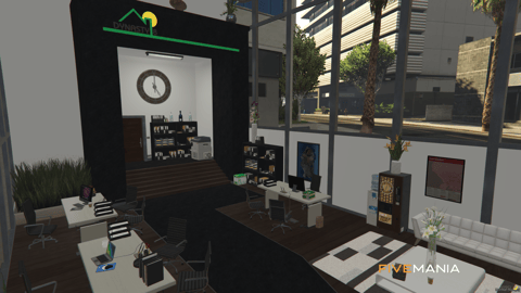 FIVEM Dynasty | Modern Office MLO | Interior & Exterior | Reception Area | Private Offices | Add-On | Optimized | Fivem Ready | High Quality — image 4