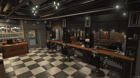 FIVEM Barber Reworked V2 | Modern Barbershop MLO | Interior & Exterior | Custom Props | Optimized | Fivem Ready | High Quality — image 4