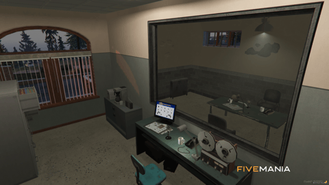 FIVEM Sherif Department V2 | Lore-Friendly Sheriff Department MLO | Interior & Exterior | Custom Props | Add-On | Optimized | Fivem Ready | High Quality — image 16