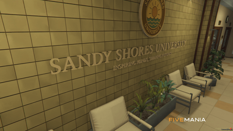 FIVEM Sandy University | Immersive University MLO | Interior & Exterior | Classrooms | Lockers | Lobby | Add-On | Optimized | Fivem Ready | High Quality — image 45