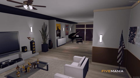FIVEM Mountain House 2 | Luxury Mountain Home MLO | Interior & Exterior | Pool & Deck | Garage | Add-On | Optimized | Fivem Ready | High Quality — image 15