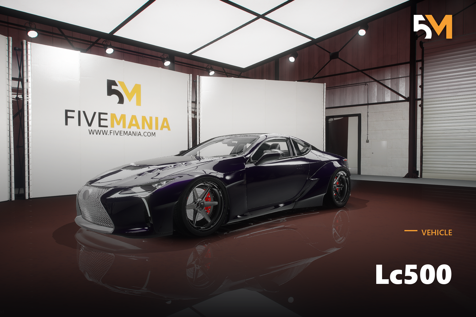 FIVEM Lc500 | Realistic Sports Car [Unbadged] Add-On | Interior & Exterior | Custom Wheels | Working Lights | Optimized | Fivem Ready | High Quality