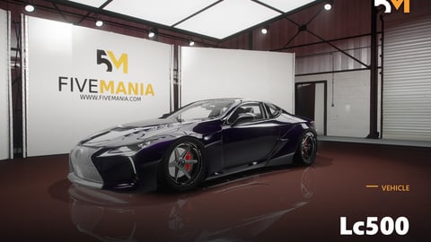 FIVEM Lc500 | Realistic Sports Car [Unbadged] Add-On | Interior & Exterior | Custom Wheels | Working Lights | Optimized | Fivem Ready | High Quality cover
