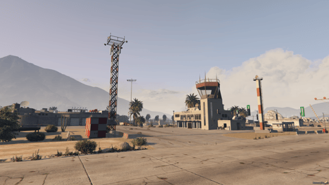FIVEM Sandy Airfield | Expanded Airfield MLO | Terminal & Control Tower | Add-On | Optimized | Fivem Ready | High Quality — image 2