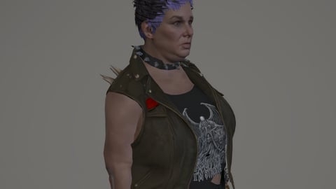 Fat | Female Ped | Multiple Outfits | Optimized & Fivem Ready [Add-On] — image 4