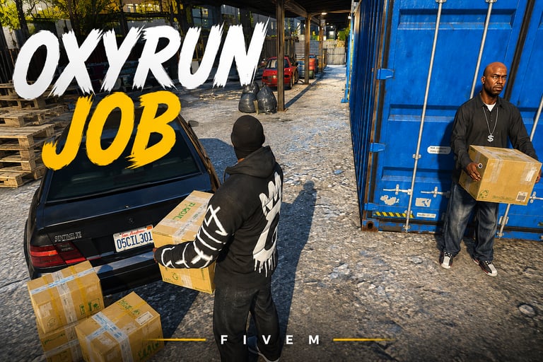 FIVEM Oxyrun Job, Illegal Delivery Script