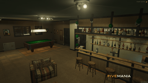 FIVEM Families Hideout | Gang Hideout MLO | Interior & Exterior | Bar & Pool Table | Add-On | Optimized | Fivem Ready | High Quality — image 5