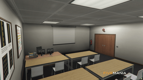 FIVEM Driving School | Functional Business MLO | Interior & Exterior | Classrooms & Offices | Add-On | Optimized | Fivem Ready | High Quality — image 8