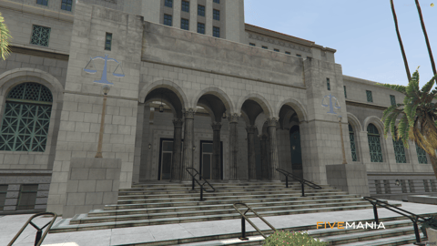 FIVEM Down Town Courthouse | Grand Legal MLO | Interior & Exterior | Offices & Waiting Areas | Add-On | Optimized | Fivem Ready | High Quality — image 2