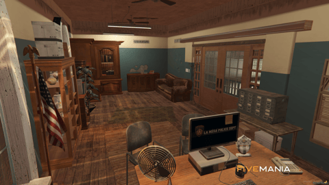 FIVEM Mesa Police Department | Detailed Police Station MLO | Interior & Exterior | Jail Cells | Briefing Room | Armory | Add-On | Optimized | Fivem Ready | High Quality — image 26