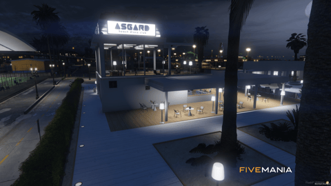 FIVEM Asgard Beach Club | Luxury Beachfront MLO | Interior & Exterior | Multiple Bars | Shop | Tennis Court | Add-On | Optimized | Fivem Ready | High Quality — image 26